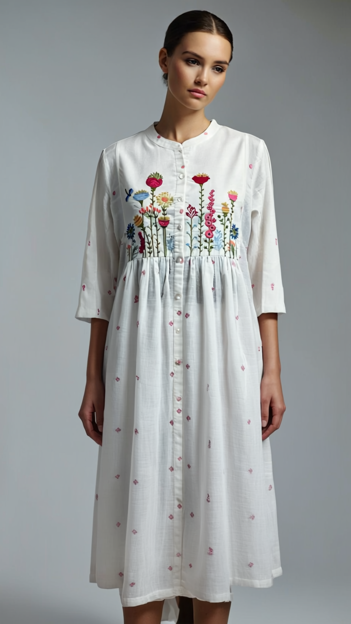 Elegant Cotton Slub Kurti for Women