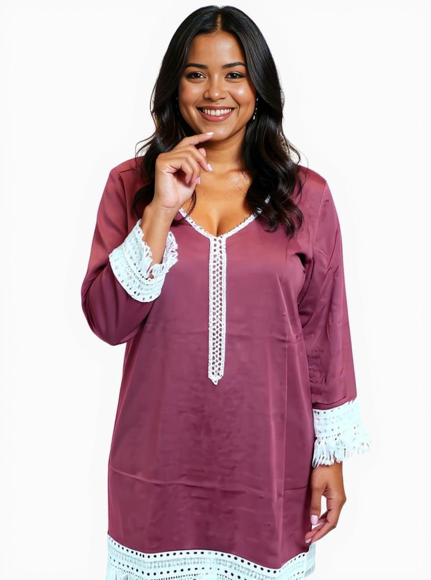Pink Kurta Set with Flared Sleeves – Elegant & Comfortable Ethnic Wear