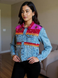 Handmade Boho Patchwork Jacket – Ethnic Denim Fusion