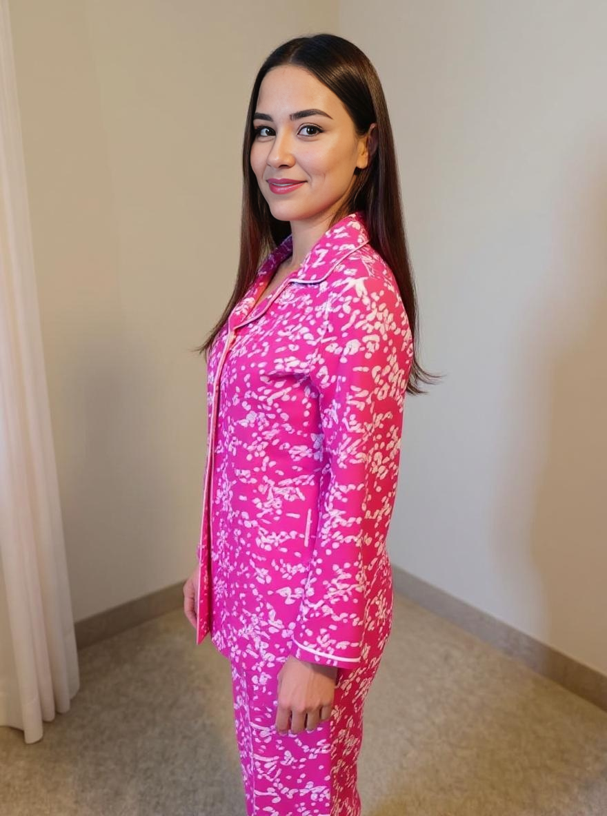 Rosé Drift – Elegant Nightwear for Women