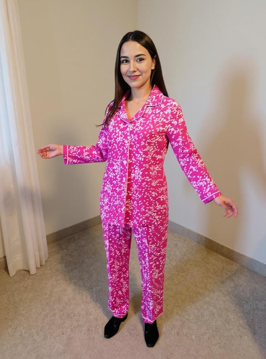 Rosé Drift – Elegant Nightwear for Women