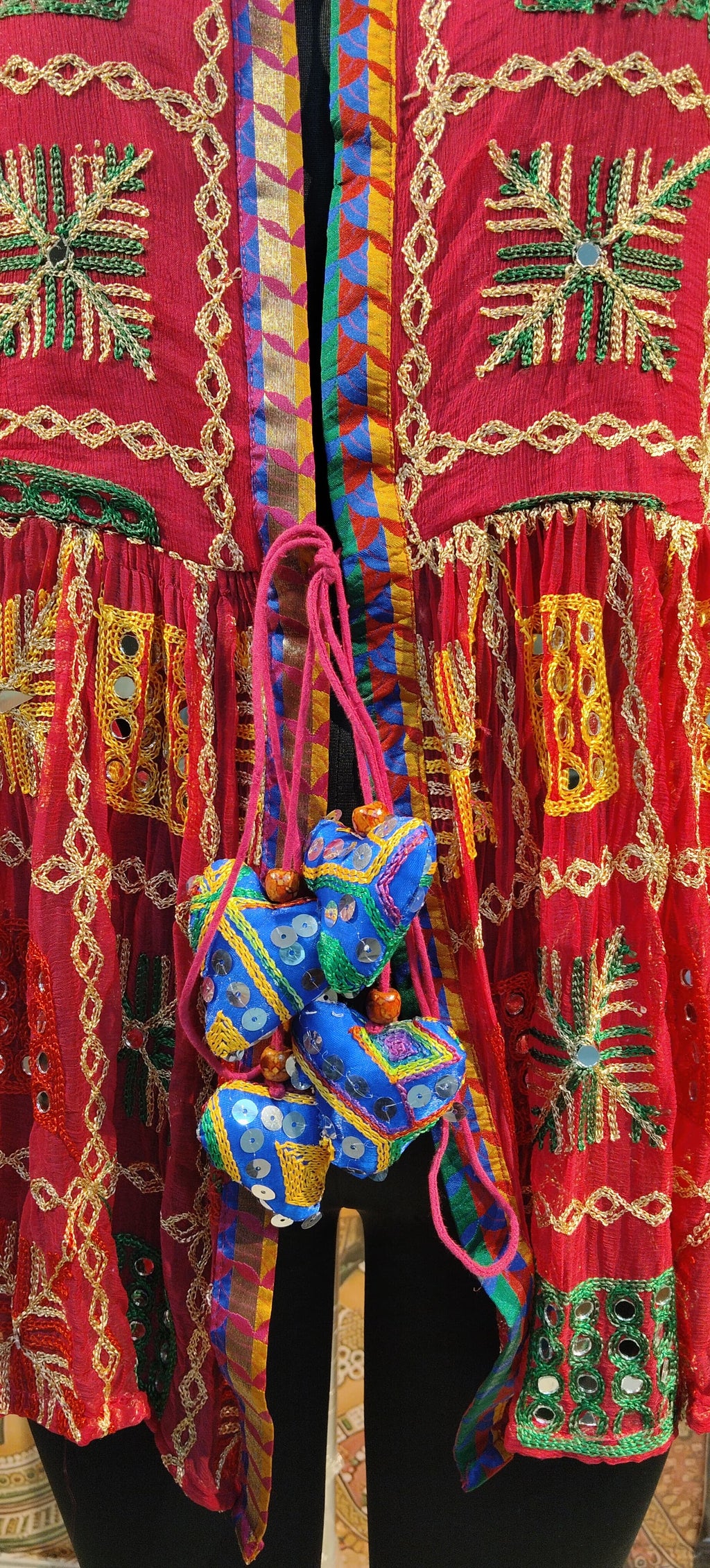 Phulkari Embroidered Boho Top