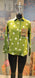Green Bandhani Shirt with Embellished Boho Pocket
