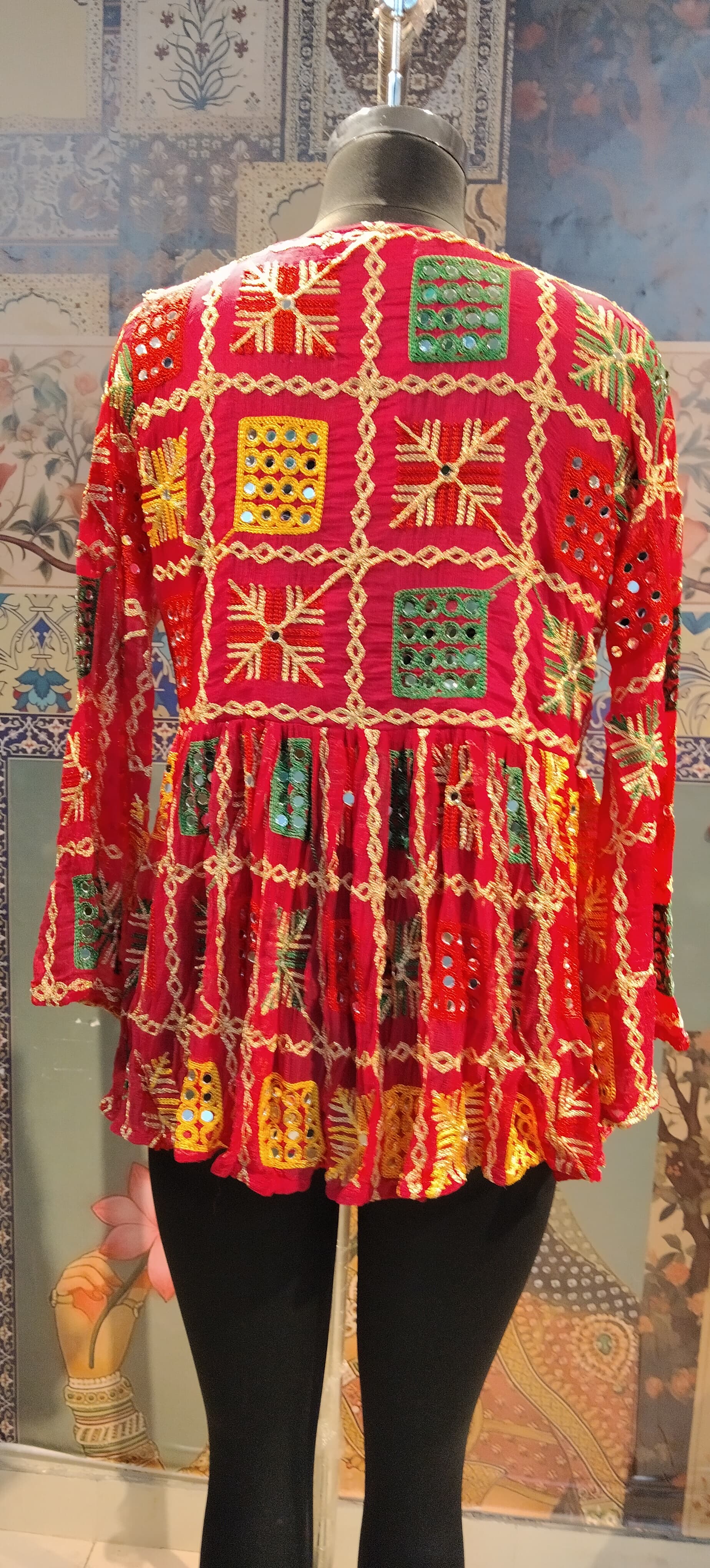 Phulkari Embroidered Boho Top