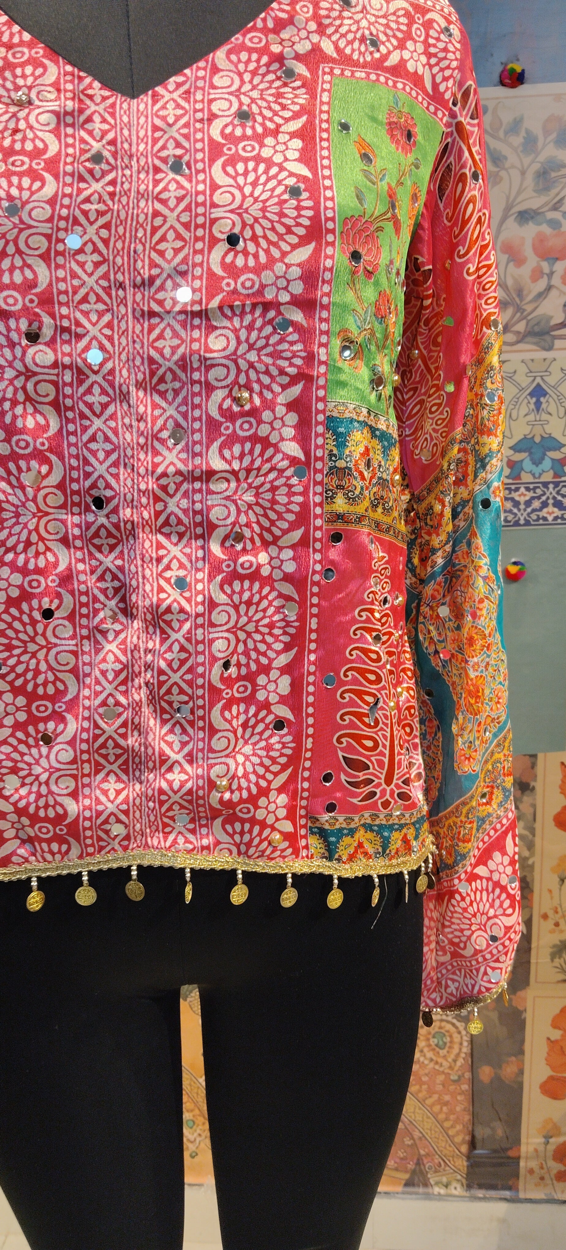 Gulabi Fusion Boho Top