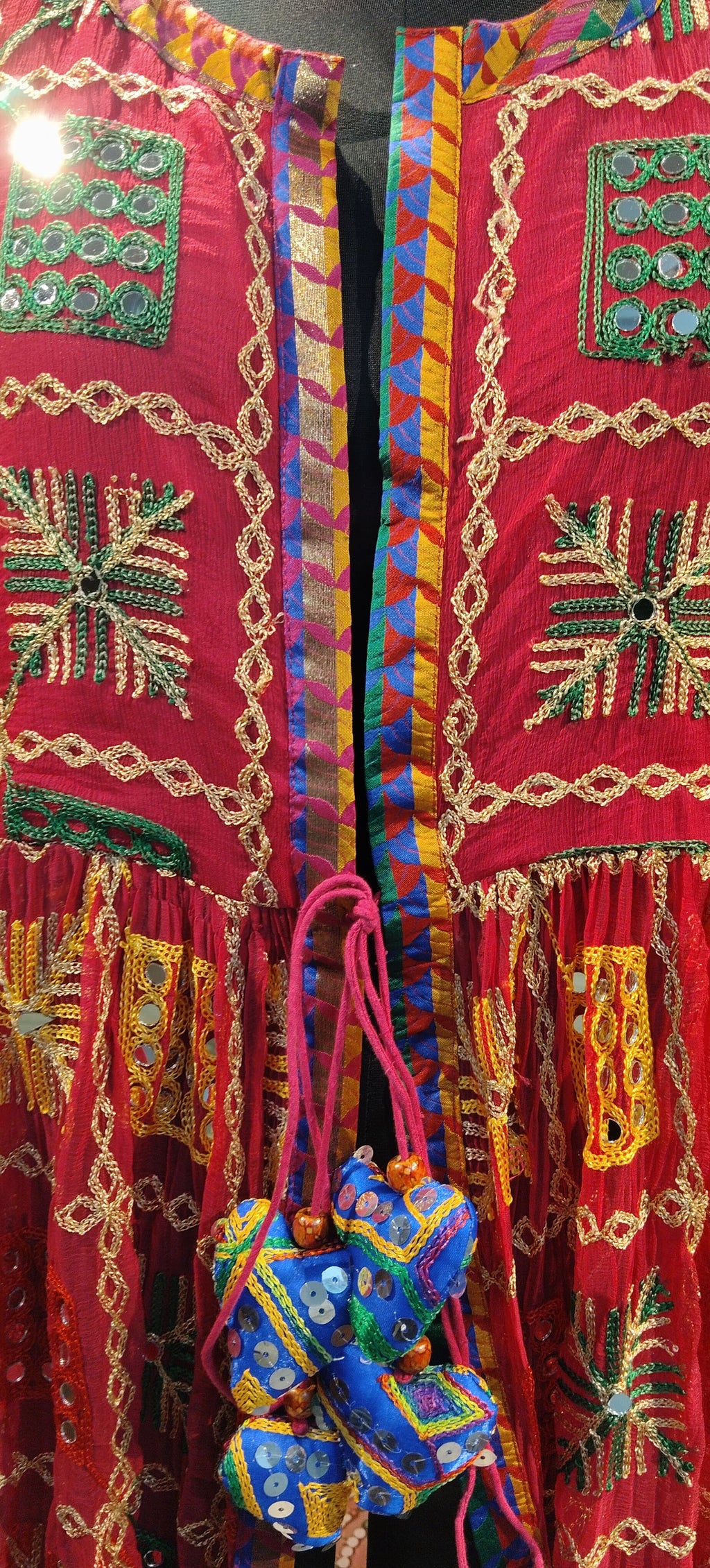 Phulkari Embroidered Boho Top