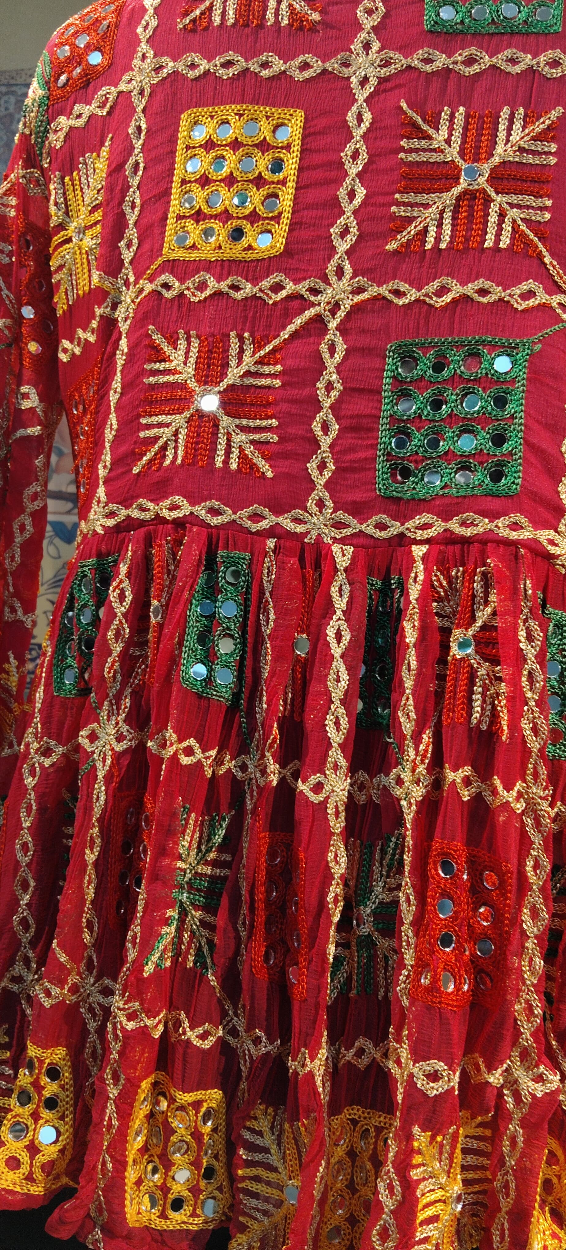 Phulkari Embroidered Boho Top