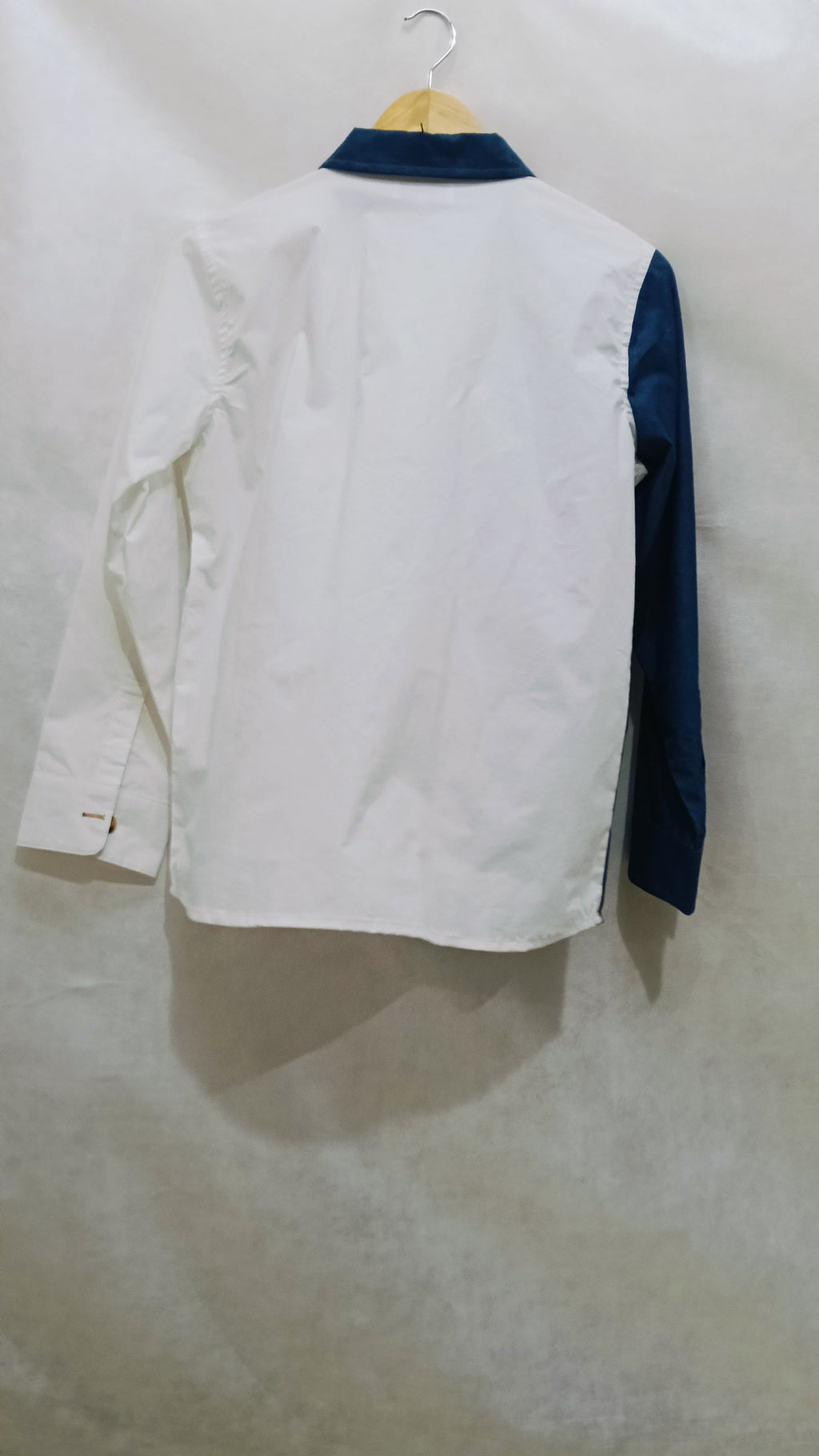 Vibrant Boho Fusion Hand-Embroidered Shirt – Mirror Work & Patch Detailing
