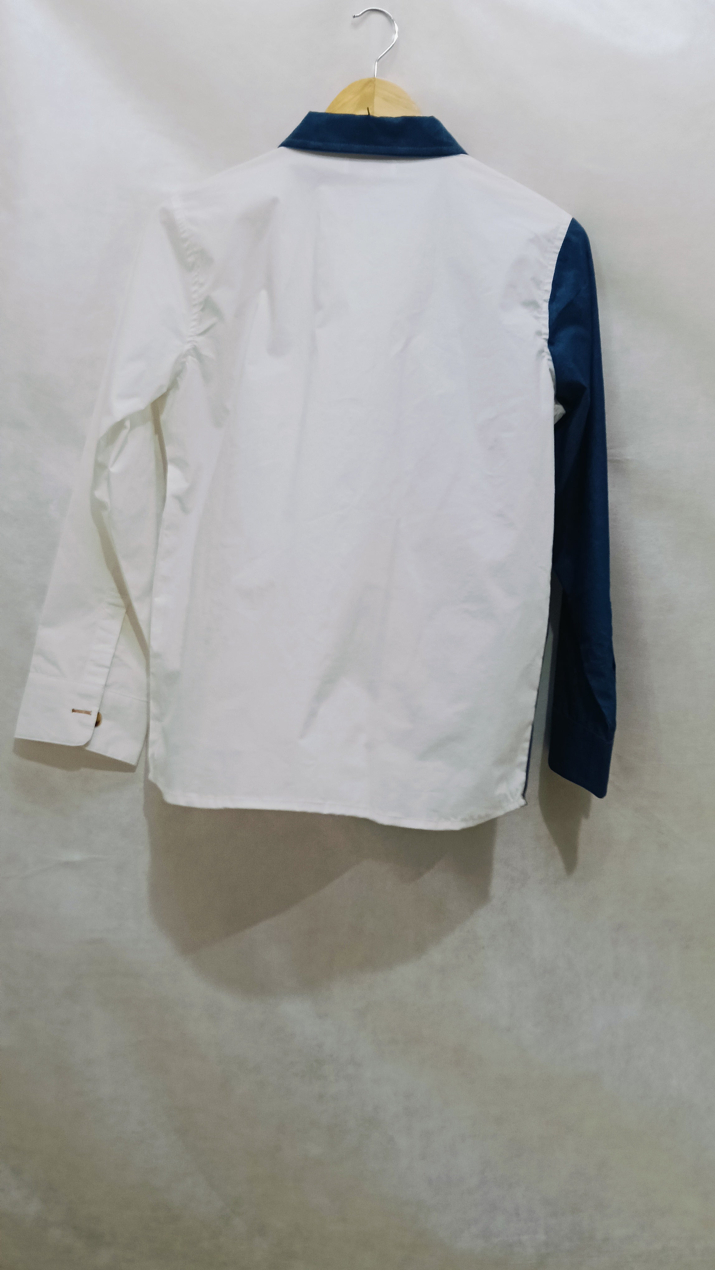 Vibrant Boho Fusion Hand-Embroidered Shirt – Mirror Work & Patch Detailing