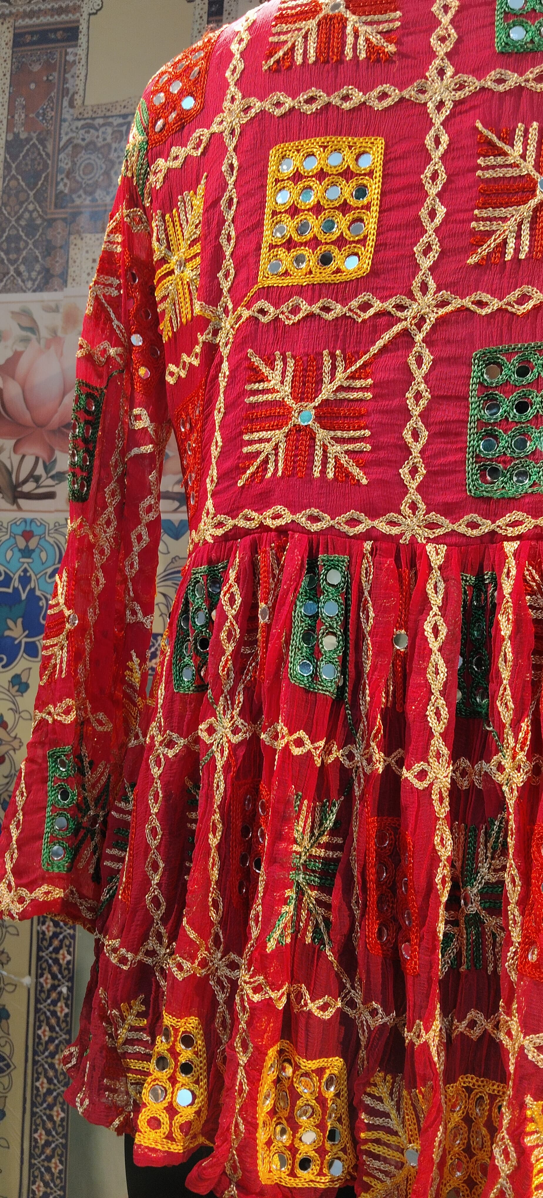 Phulkari Embroidered Boho Top