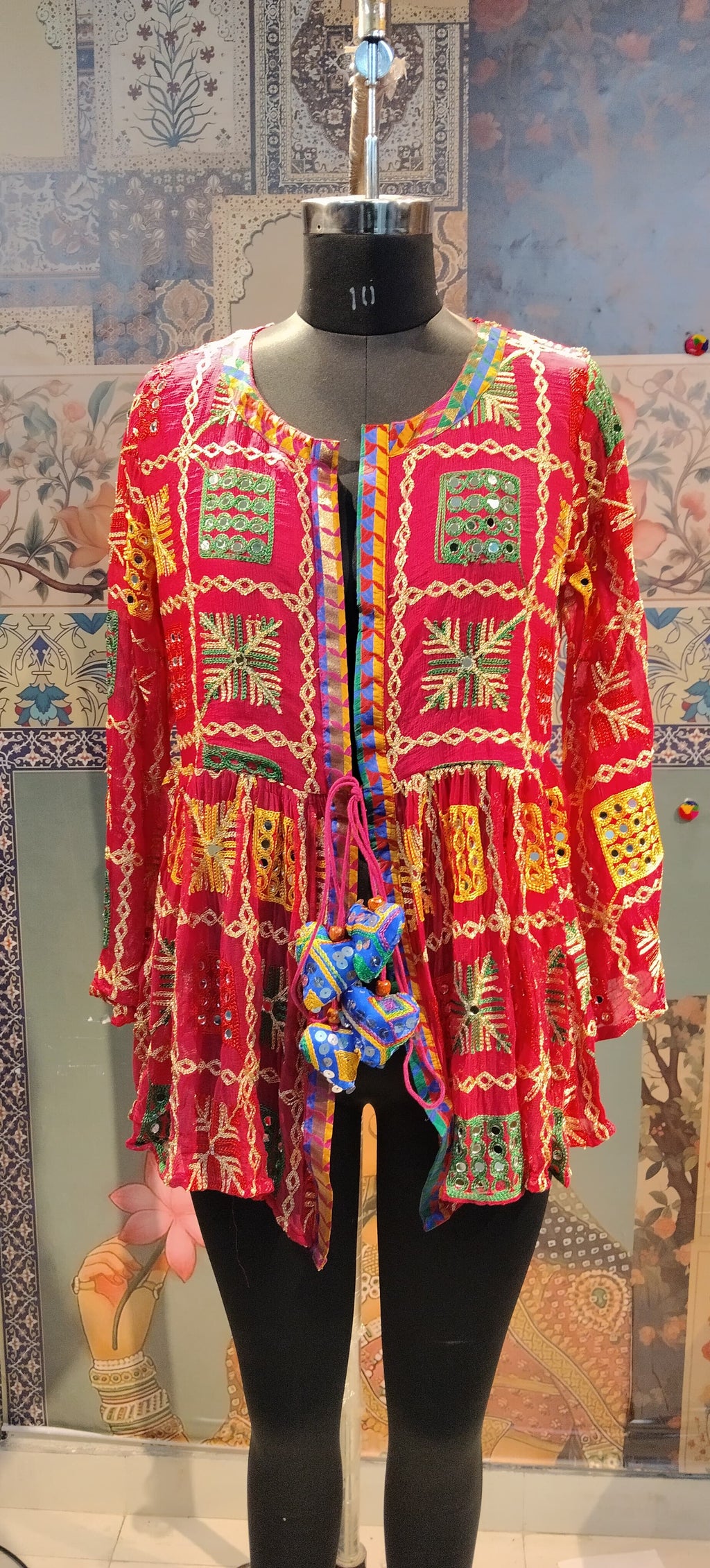 Phulkari Embroidered Boho Top